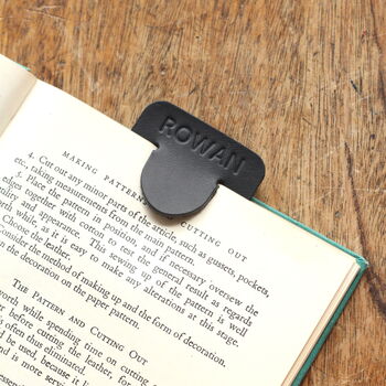 Personalised Handmade Leather Bookmark, 3 of 8