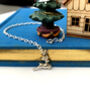 Personalised Sterling Silver Reindeer And Initial Star Bracelet, thumbnail 9 of 11