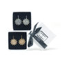 Handmade Star Earrings – Paris Place De L’Étoile – Gold Filled Or Sterling Silver, thumbnail 1 of 4