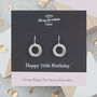 70th Birthday Earrings, thumbnail 1 of 5