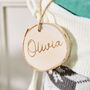 Personalised Scandi Knit Christmas Stockings, thumbnail 4 of 8