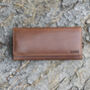 Personalised Woman's Slim Leather Purse Rfid, thumbnail 1 of 8