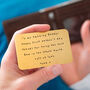 Personalised First Father's Day Wallet Keepsake Card, thumbnail 1 of 8