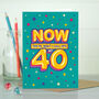 Funny 40th Epic Milestone Birthday Card, thumbnail 4 of 4