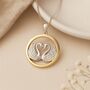 Personalised Sterling Silver Swans In Love Necklace, thumbnail 2 of 9
