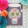 Personalised Day Of The Dead Skull Card, thumbnail 5 of 6