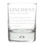 Personalised Gincident Tumbler Bubble Glass, thumbnail 2 of 6