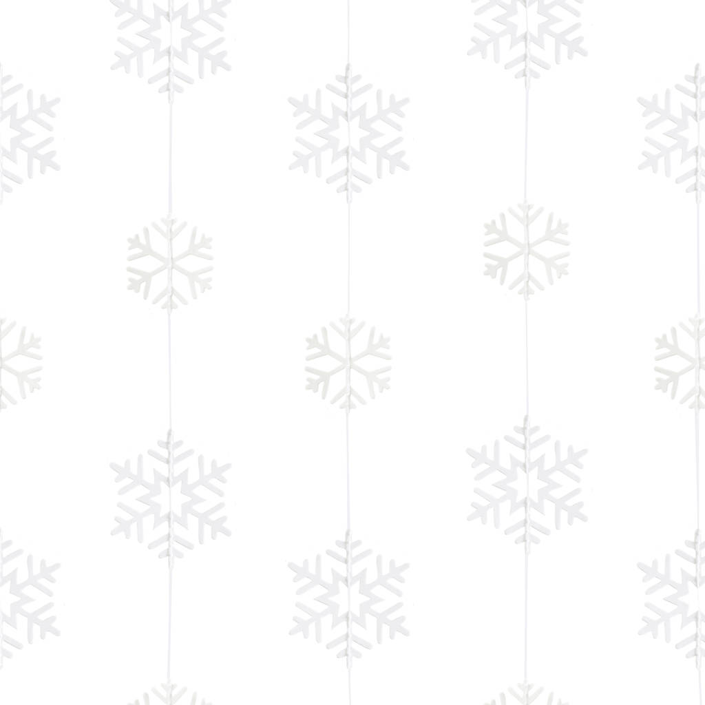 Ginger Ray Snowflake Garland Bunting Christmas Hanging Decoration 5metres