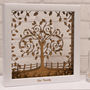 Personalised Wooden 3D Layered Family Tree Wall Art, thumbnail 3 of 5