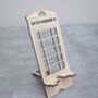 Personalised Retro Phonebox Smartphone Stand, thumbnail 3 of 5