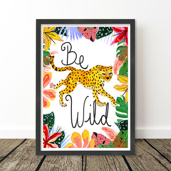 Be Wild Leopard Nursery Art, 11 of 11