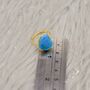 Gold Turquoise Ring, thumbnail 10 of 10