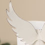 Set Of Two Angel Wings White Tealight Holders, thumbnail 9 of 9