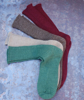 Soft Top Alpaca Socks, 2 of 4