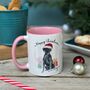 Dog Breed Christmas China Mug, thumbnail 4 of 10