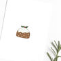 Christmas Pudding Greetings Card Pack Of Two, thumbnail 5 of 6