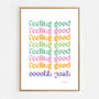 Feeling Good Print Three Colour Options, thumbnail 8 of 12
