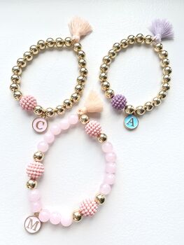 Gina Personalised Pearl Charm Bracelet, 3 of 10