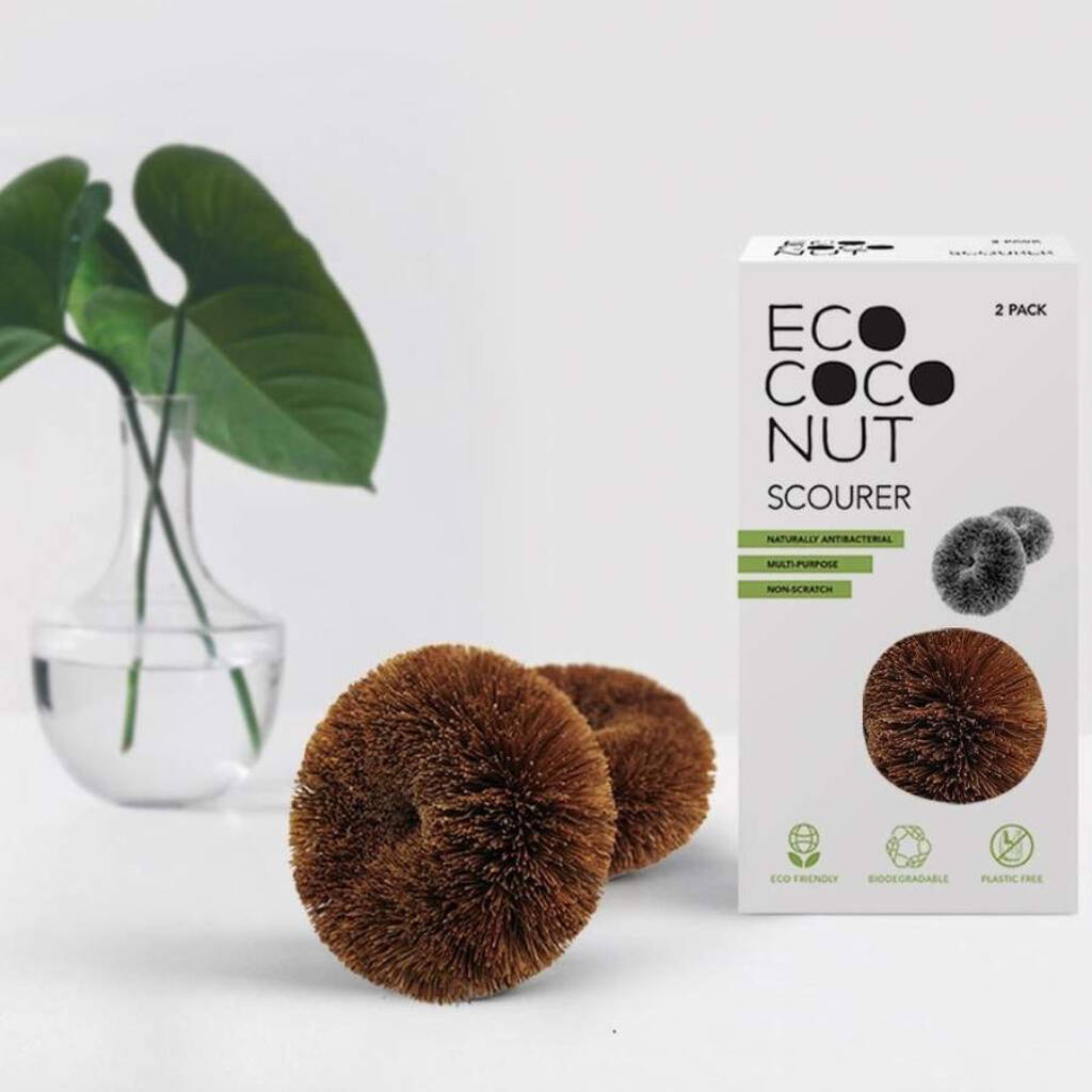 Eco Coconut Scourers Pack Of Two