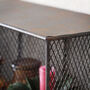 Wirework Metal Cage Shelf And Hooks, thumbnail 5 of 5