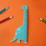Wooden Dinosaur Ruler | Stationary, thumbnail 1 of 4
