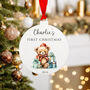 Personalised First Christmas Bauble Decoration, thumbnail 7 of 10