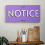 Personalised Word Print Sign With Optional Messages, thumbnail 9 of 12