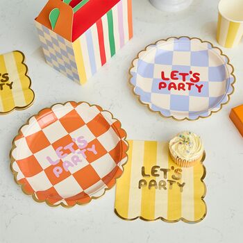 Colourful Birthday Party Plates X Eight, 3 of 3