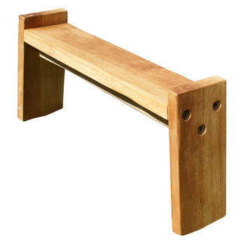 Large Oak Bench By Oak & Iron Furniture | notonthehighstreet.com