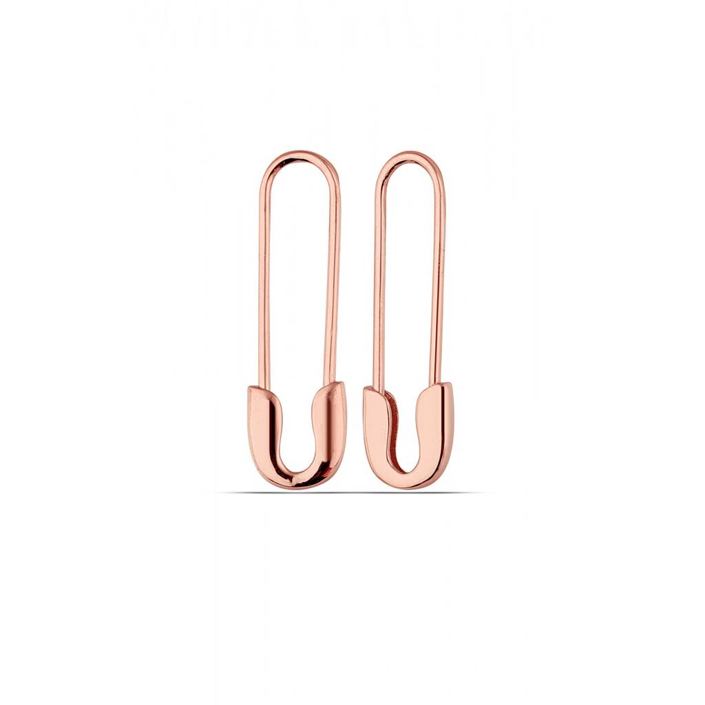 Sterling Silver Safety Pin Earring By Spero London