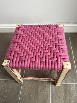 Felted Merino Wool Woven Stools, 6 of 8