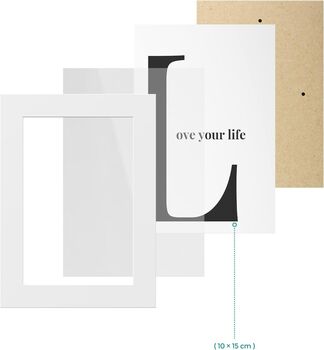 10 Photos Frame Collage Wooden Wall Mounted, 3 of 8