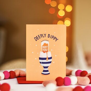 Deeply Dippy Valentine's Card, 2 of 4