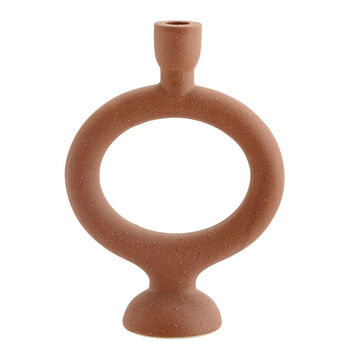 Stoneware Retro Candle Holder, 4 of 6