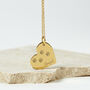 Personalised Dog Remembrance Gold Heart Necklace, thumbnail 3 of 12