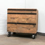Mhairie Reclaimed Scaffolding Board Drawers With Glass, thumbnail 1 of 2