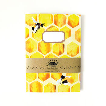 Mellifera Honeybee Print A5 Lined Journal, 4 of 10