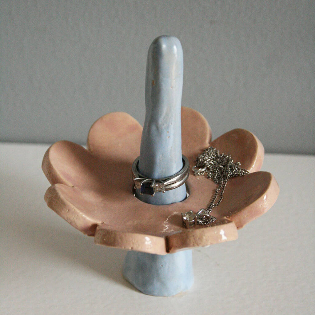 Ceramic Flower Jewellery Stand By Juliet Reeves Designs