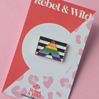 Lgbtq Ally Enamel Pin Badge, 2 of 4