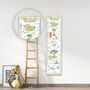 Personalised Ethical Animal World Height Chart, thumbnail 1 of 9