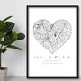 Personalised Where We First Met, Location Gift Print, thumbnail 6 of 9