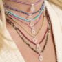 Sacral Chakra Garnet And Sunstone Bracelet And Necklaces, thumbnail 1 of 7