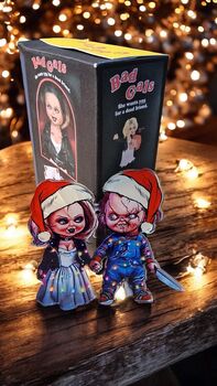 Chucky And Bride Of Chucky Tiffany Christmas Tree Decoration, 4 of 12