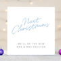 Next Christmas We'll Be Married Christmas Card, thumbnail 2 of 4