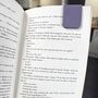 Personalised Vegan Leather Magnetic Bookmark, thumbnail 3 of 8