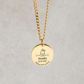 Personalised Mother And Baby Necklace, 10 of 12