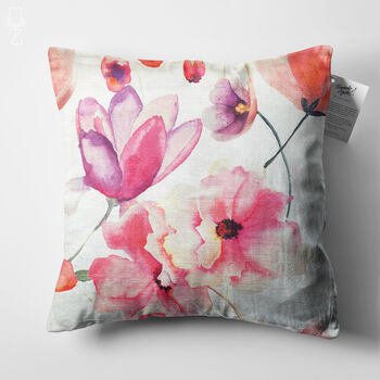 Pink Magnolias Cushion Cover | Double Sided Printing, 5 of 7