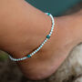 Hanauma Bay Evil Eye Anklet, thumbnail 1 of 5