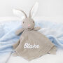 Personalised Knitted Bunny Comforter, thumbnail 2 of 9