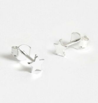 Boxed Graduation Card With Sterling Silver Star Studs, 2 of 5